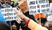 Protests in JNU following clampdown