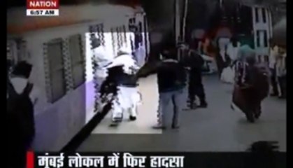 Shocking! Another commuter slips under Mumbai train