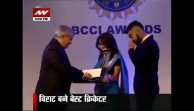 Virat Kohli conferred with BCCI Cricketer of the Year award
