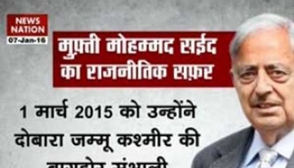 Mufti Mohammad Sayeed's political career