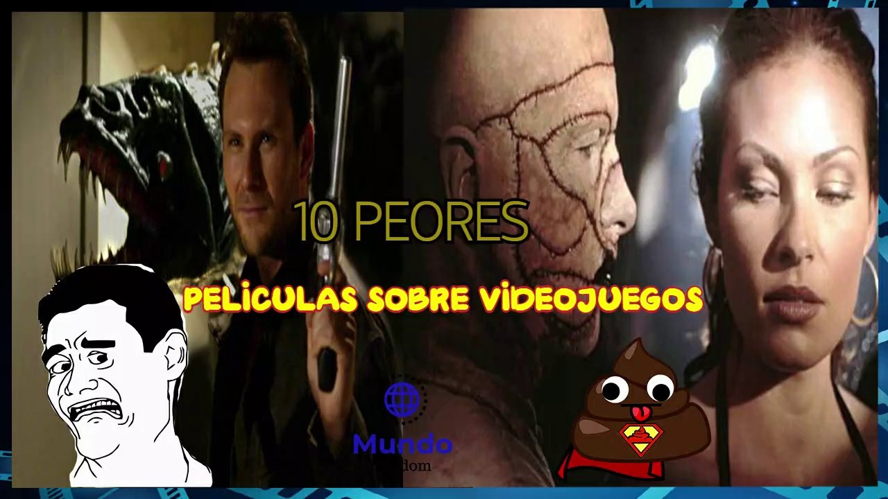 10 PEORES PELÍCULAS sobre VIDEOJUEGOS