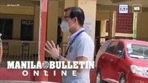 Manila Mayor Isko Moreno inspects the newly constructed quarantine facility