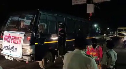 श्रमवीरों को कर्मवीरों का सलाम, पुलिस ने श्रमवीर एक्सप्रेस से 35 लोगों को मंजिल तक पहुंचाया