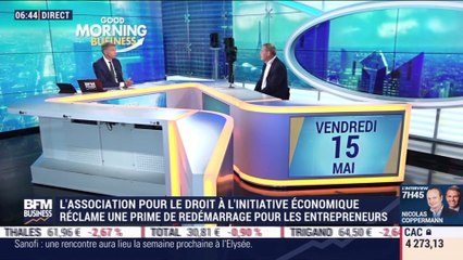 Frédéric Lavenir (l'Adie) : L'Association pour le droit à l'initiative économique réclame une prime de redémarrage pour les entrepreneurs - 15/05