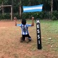 Watch: A 12-year-old Kerala boy scores a perfect top bin like Lionel Messi