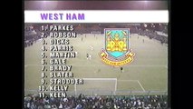 Midweek Sport Special [itv]: Latics 6-0 West Ham (1st half) 1989/90 League Cup S/F 1st leg, 14/02/90