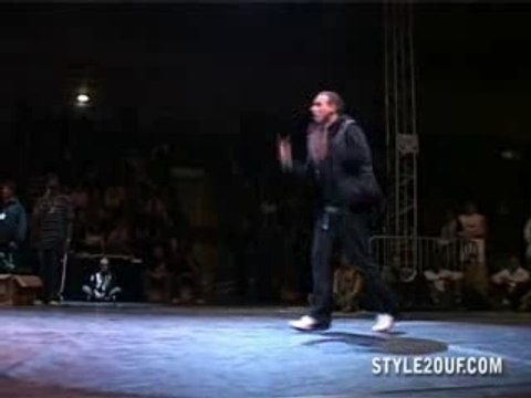 Juste debout Lille 2008 Mathias vs Jawad (finale Top Rock)