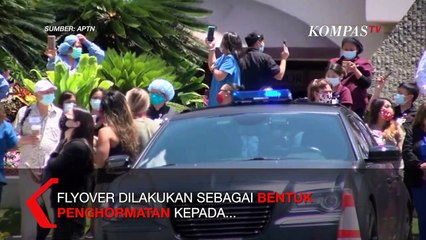 Flyover Pesawat Untuk Menghormati Tenaga Medis
