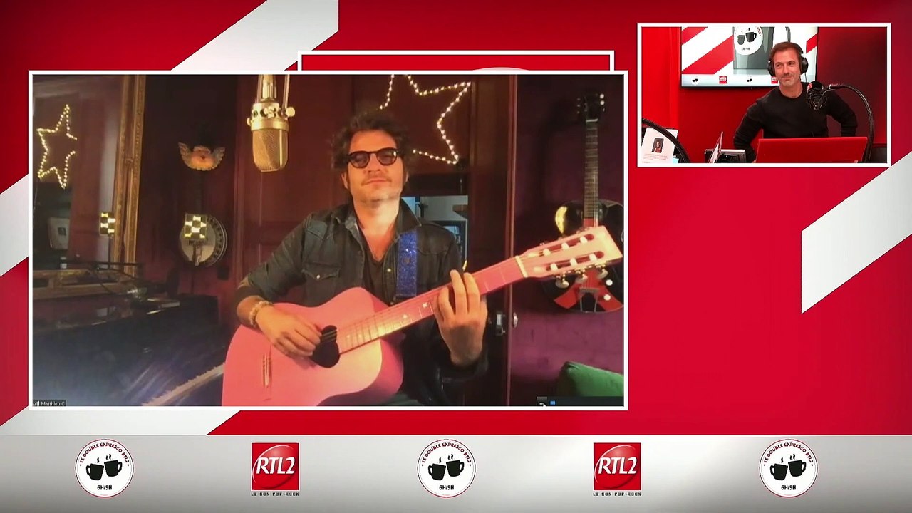 -M- interprète "Croîs au printemps" dans Le Double Expresso RTL2