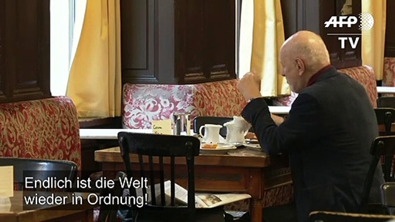 Wiener Kaffeehäuser haben wieder geöffnet