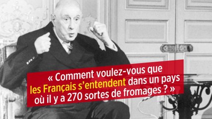 De Gaulle, « une certaine idée » de la formule