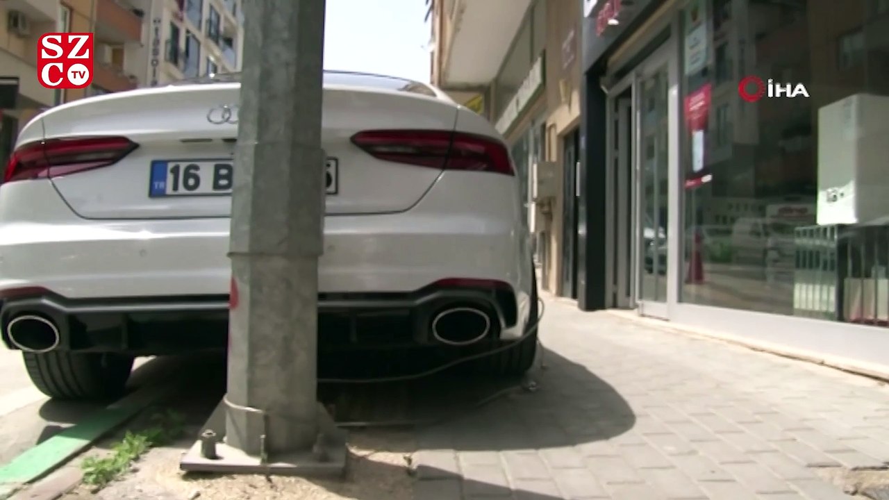 400 bin liralık araca öyle bir şey yaptı ki...Gören bir daha dönüp bakıyor