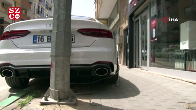 400 bin liralık araca öyle bir şey yaptı ki...Gören bir daha dönüp bakıyor