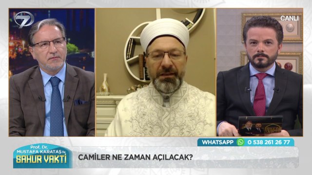 Prof. Dr. Mustafa Karataş ile Sahur Vakti - 15 Mayıs 2020