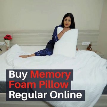 WhatsApp Video 2020-05-15 at 2.26.46 AMBuy Memory Foam Pillow Regular Online | Flat 10% Off - Shinysleep.com