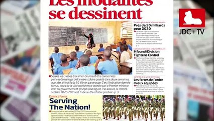 REVUE DE PRESSE CAMEROUNAISE DU 15 MAI 2020