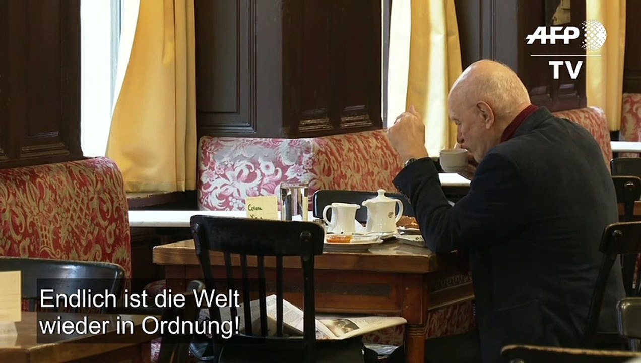 Wiener Kaffeehäuser haben wieder geöffnet