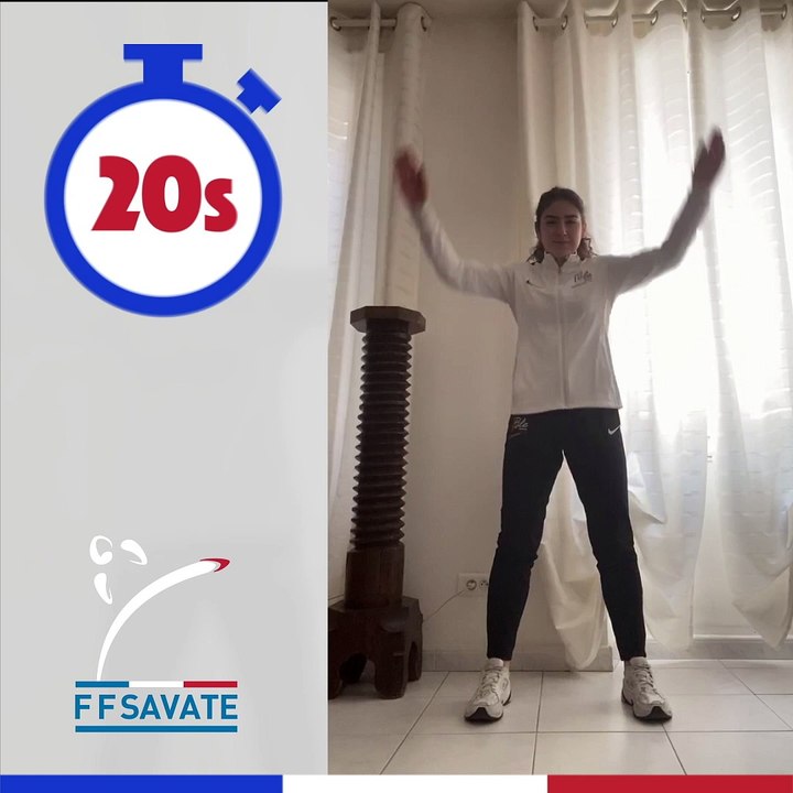 SAVATE boxe française - Atelier 3 - TABATA / #BOUGEZCHEZVOUS…⏱ … avec Aurore VIVIER