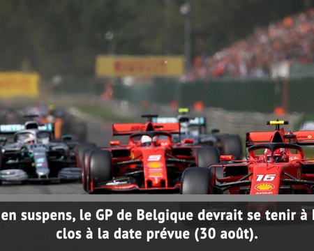 Formule 1 - Le Grand Prix de Belgique maintenu ?