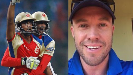 Arun Karthik  reveals about  last ball six  and ABD message