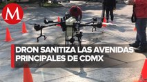 Vecino presta dron para desinfectar colonias Polanco y Anáhuac por coronavirus