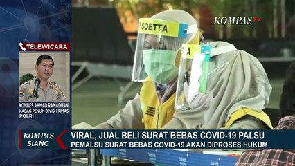 Viral Jual Beli Surat Sehat Bebas Corona Palsu Secara Online