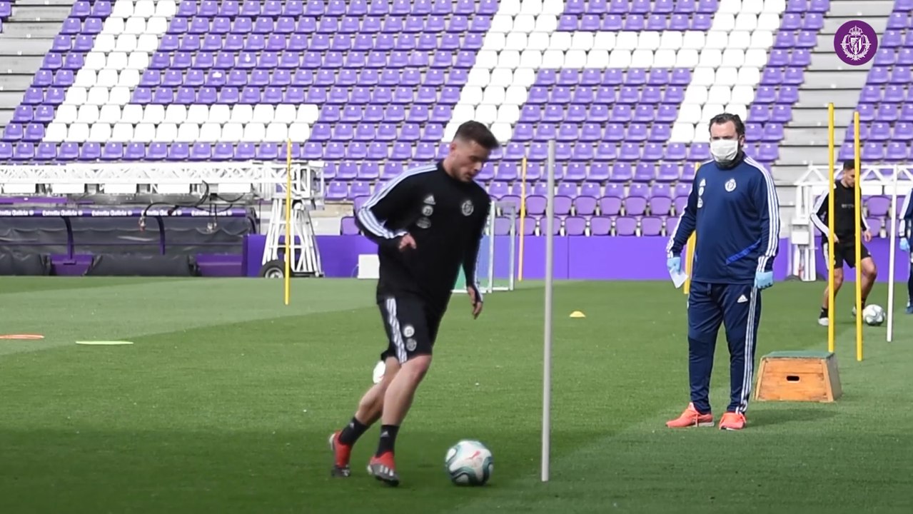 Sesiones individuales de entrenamiento del Real Valladolid