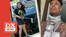 Blueface's Baby Mama Smashes His House Window During Outburst