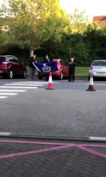Veterans salute frontline workers at St Richard's Hospital