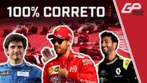 Vettel fora, Sainz na Ferrari, Ricciardo na McLaren: tudo certo | GP às 10