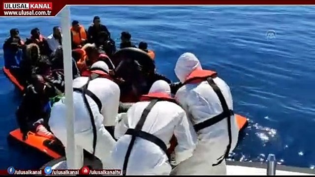 Sahil Güvenlik 30 kaçak göçmeni kurtardı