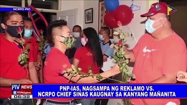 PNP-IAS, nagsampa ng reklamo vs NCRPO Chief Sinas kaugnay sa kanyang mañanita