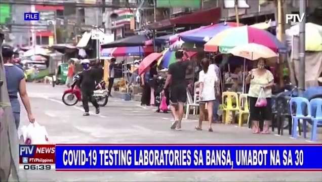 Kaso ng CoVID-19 sa bansa, nasa 12,091 na; CoVID-19 testing laboratories sa bansa, umabot na sa 30