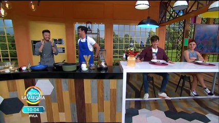 ¡Prepara una deliciosa Pasta de camarones con El Chino! | Venga La Alegría