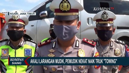 Niat! Mudik Sewa Truk Towing Angkut Mobilnya untuk Bohongin Polisi