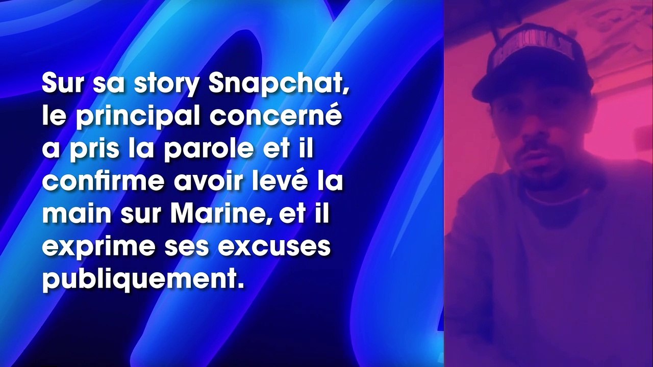 Julien Guirado  violent avec Marine El Himer  Il confirme