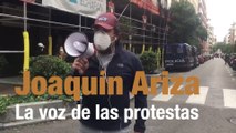 Joaquín Ariza, el líder de las protestas en el barrio de Salamanca