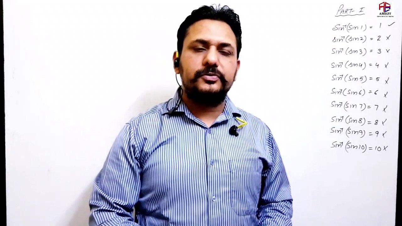 Sin inverse sin  | Sin ^-1 (sin 5) |class12 | chapter 2