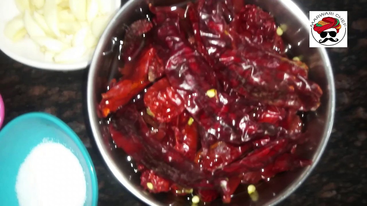 Lahsun Ki Chatani । मारवाड़ी तरीके से बनांये लहसुन की चटनी ।