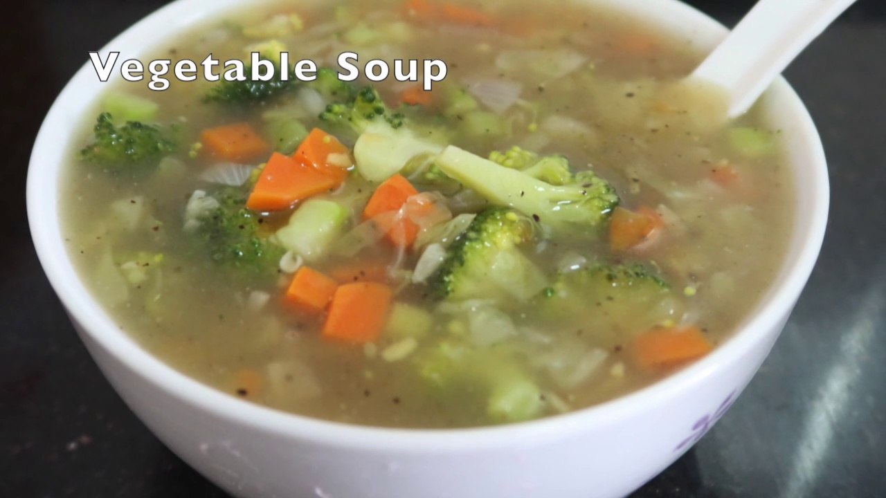 Vegetable Soup Recipe | Veg Soup| Mixed Vegetable Soup recipe in Tamil