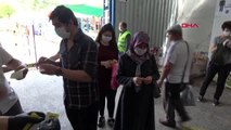 Edirne'nin 'uluslararası' pazarı, koronavirüs tedbirleriyle açıldı