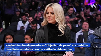 Khloé Kardashian revela cuánto peso ha perdido tras dar a luz