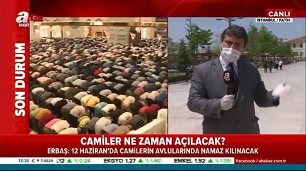 Camiler ne zaman açılacak? Camilerde ne zaman namaz kılınacak?