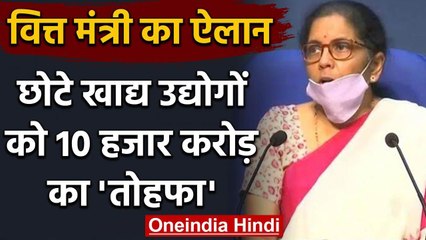 Economic Package: Nirmala Sitharaman ने MFE के लिए किया 10 हजार करोड़ का ऐलान | वनइंडिया हिंदी