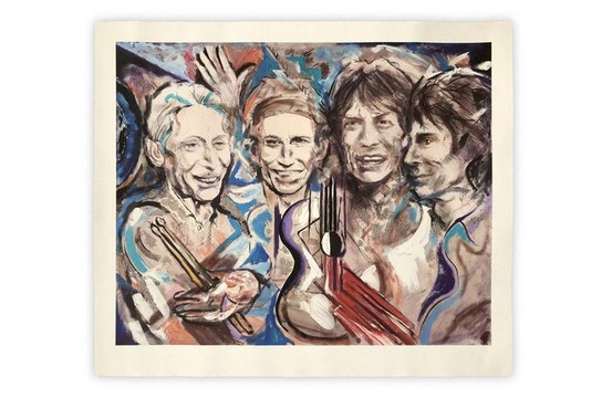 Sir Ronnie Wood designs new Rolling Stones artwork