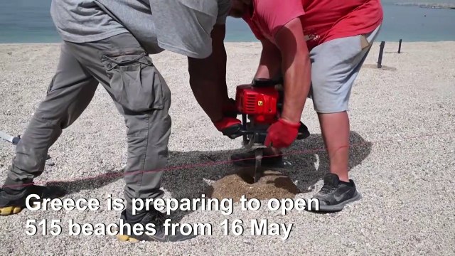 Europe steps up reopening, starting with its beaches for tourism season