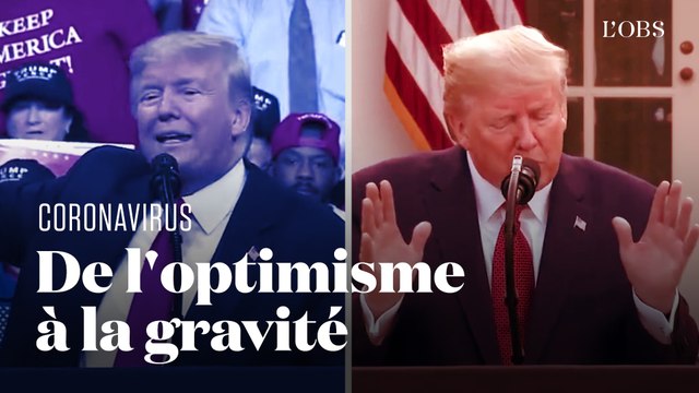 Comment le discours de Donald Trump sur le coronavirus a évolué, du 1er au 100 000e mort