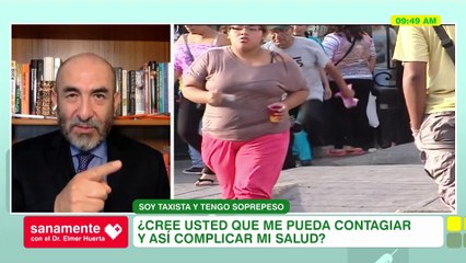 #SanamenteConElDrHuerta - ¿Cómo me protego del COVID-19 si soy taxista y tengo sobrepeso?