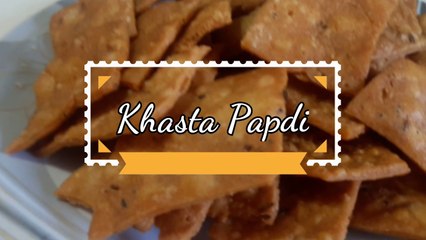Crispy Khasta Papdi/Tea time Snacks/Maide ki Khasta Papdi