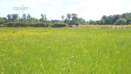 Chertsey Meads Drone Flight, wheelie footage